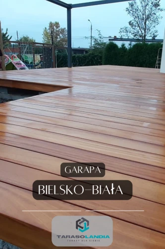 Budowa tarasów drewnianych Bielsko-Biała, deska egzotyczna Garapa