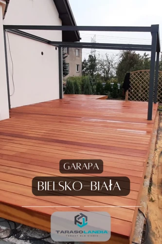 Bielsko-Biała budowa tarasu z deski egzotycznej Garapa