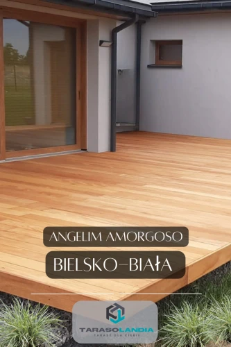 Bielsko-Biała budowa tarasów drewnianych z deski egzotycznej Angelim Amogroso