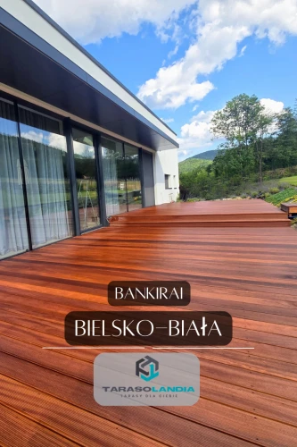 Bielsko-Biała taras z deski egzotycznej Bankirai