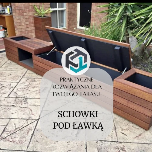 Praktyczne Rozwiązania dla Twojego Tarasu - Wygodne Schowki pod Ławką