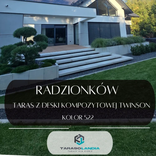 Radzionków, Taras z deski kompozytowej Twinson 522